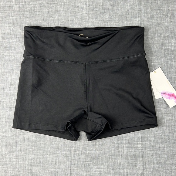 Black Compression Active Shorts by Jessica Simpson The Warm Up Size Medi… - Picture 2 of 6